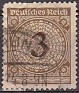 Germany 1923 Numbers 3 Brown Scott 323